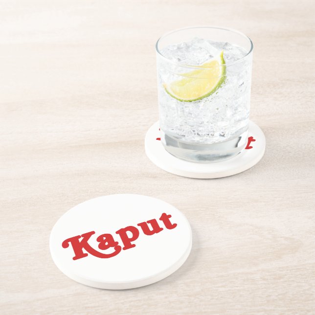 POSAVASOS DE ARENISCA KAPUT ♦ NOT WORK ♦ (Lado)