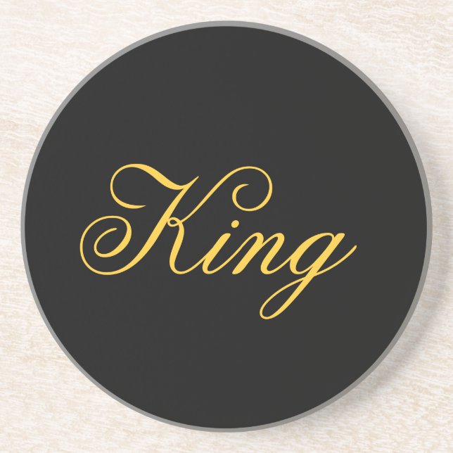Posavasos De Arenisca King Coaster (Frente)