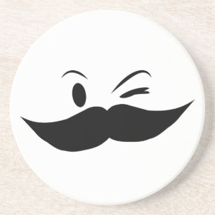 Posavasos De Arenisca Kinky Mustache