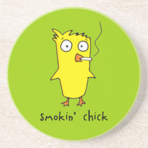 Posavasos De Arenisca La escayola de pollo de Smokin