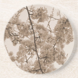 Posavasos De Arenisca La escoria de cerezos pintada