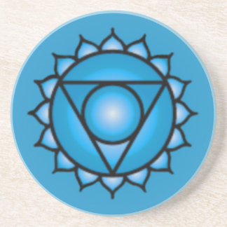 Posavasos De Arenisca La escoria de la bebida de arenisca Throat Chakra
