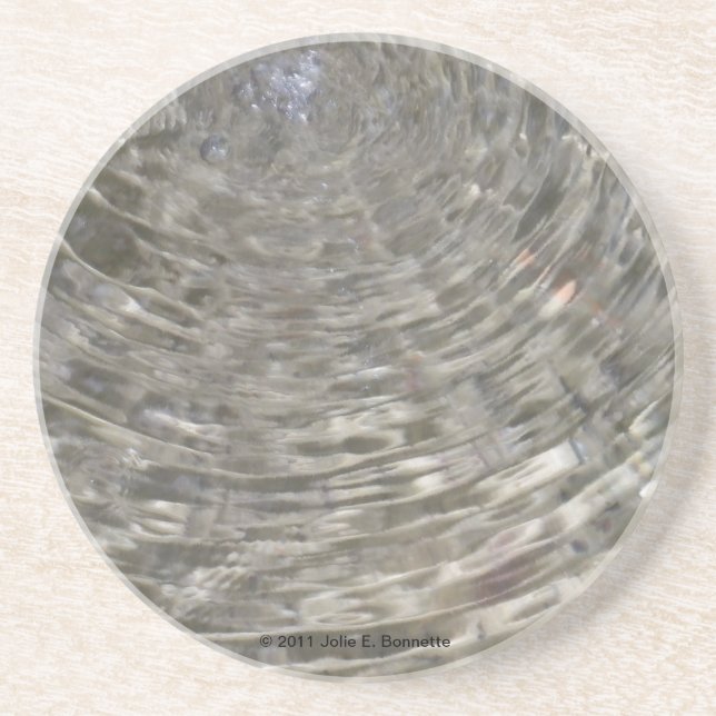 Posavasos De Arenisca La escoria del agua (Frente)