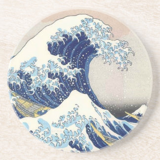 Posavasos De Arenisca La gran ola de Kanagawa