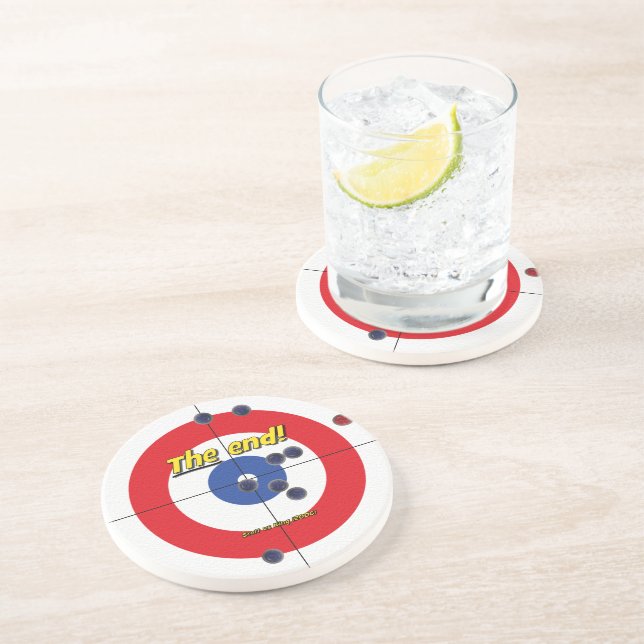 Posavasos De Arenisca La montaña rusa de arenisca final - (roja) (Lado)