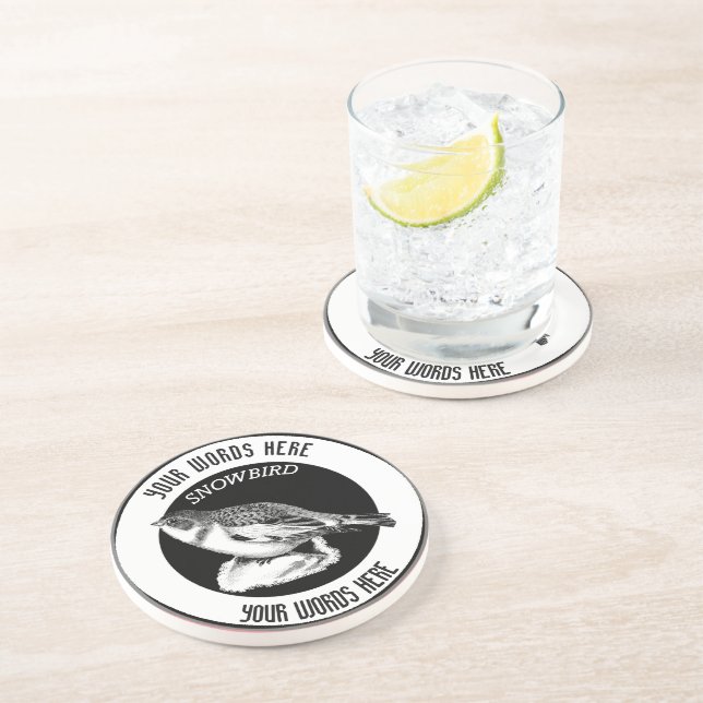 Posavasos De Arenisca La montaña rusa de la bebida de Sandstone Personal (Lado)