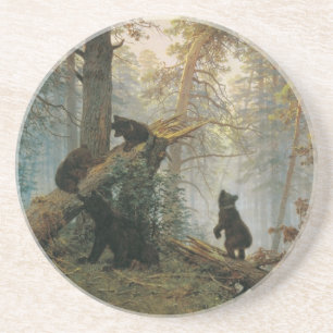 Posavasos De Arenisca La montaña rusa del bosque de Shiskin