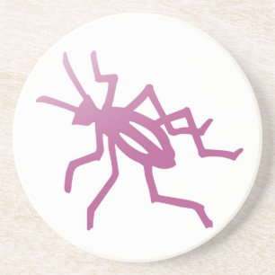 Posavasos De Arenisca La montaña rusa del cricket rosado Poetica