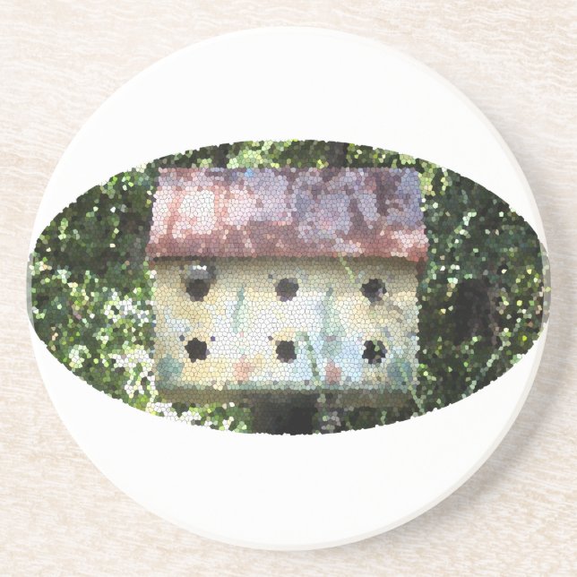 Posavasos De Arenisca La montaña rusa editada por Birdhouse (Frente)