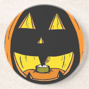 Posavasos De Arenisca La montaña rusa Jack o' Lantern
