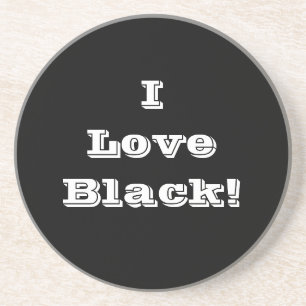 Posavasos De Arenisca La montaña rusa me encanta la negra