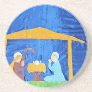 Posavasos De Arenisca La natividad