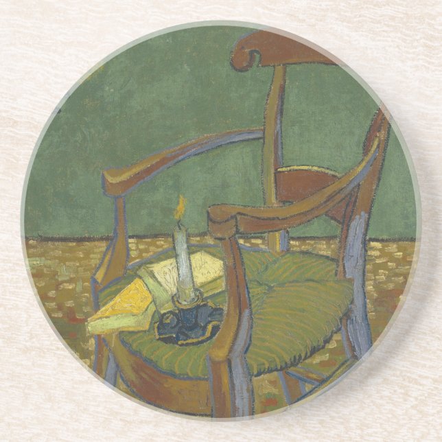Posavasos De Arenisca La silla de Gauguin (Frente)