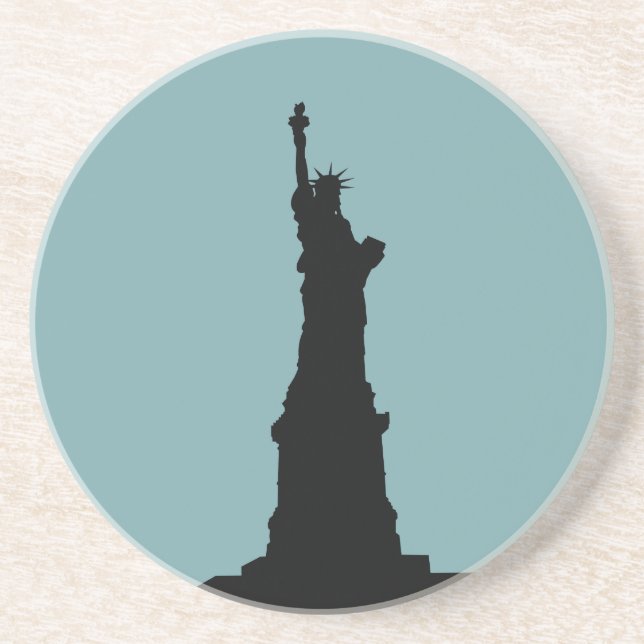 Posavasos De Arenisca Lady Liberty Coaster (Frente)