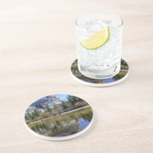 Posavasos De Arenisca Lago mirror