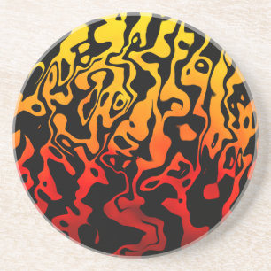 Posavasos De Arenisca Lava abstracta