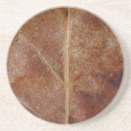 Posavasos De Arenisca Leaf Coaster