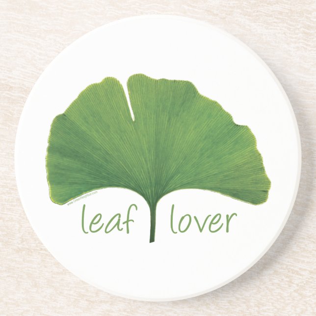 Posavasos De Arenisca Leaf Gingko (Frente)