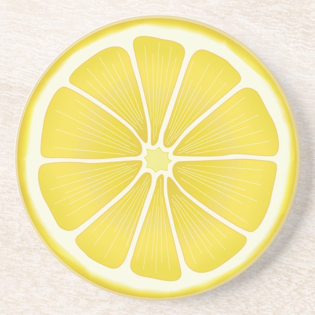 Posavasos De Arenisca Lemon (Frente)