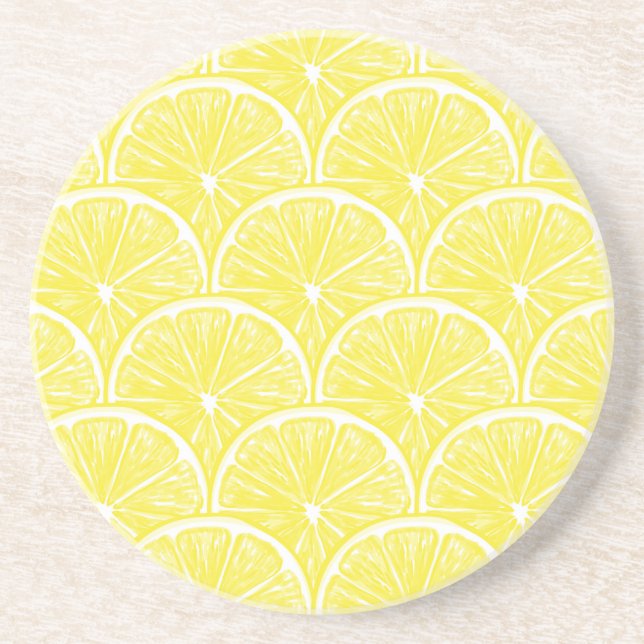 Posavasos De Arenisca Lemon Slices (Frente)