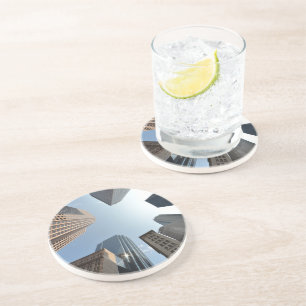 Posavasos De Arenisca lente del Pescado-ojo del edificio, Boston, los