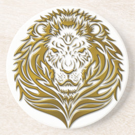 Posavasos De Arenisca Leonino de oro