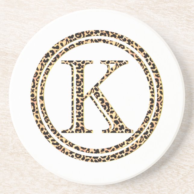 Posavasos De Arenisca Leopard K (Frente)