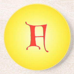 Posavasos De Arenisca Letra F Coaster