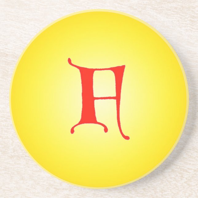 Posavasos De Arenisca Letra F Coaster (Frente)