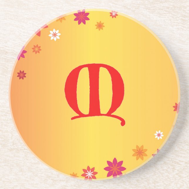 Posavasos De Arenisca Letra M Coaster (Frente)