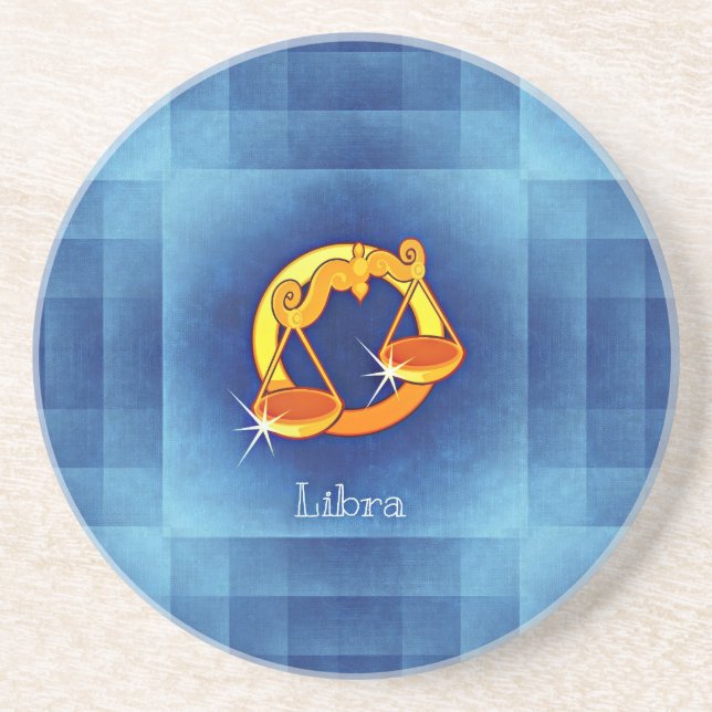 Posavasos De Arenisca libra horoscope (Frente)