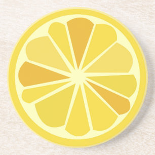 Posavasos De Arenisca Limón retro