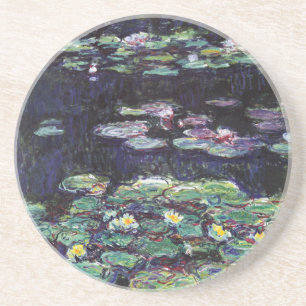 Posavasos De Arenisca Lirios de agua de Claude Monet