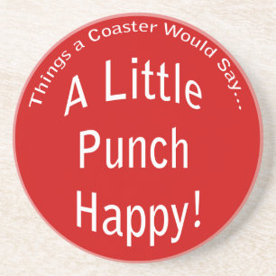 Posavasos De Arenisca Little Punch Happy Coaster
