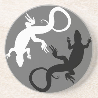 Posavasos De Arenisca Lizard Coasters Reptiles Art Coaster Lizard Regalo