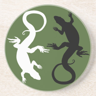Posavasos De Arenisca Lizard Coasters Reptiles Art Coaster Lizard Regalo