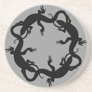 Posavasos De Arenisca Lizard Coasters Reptiles Art Decor Lizard Regalos