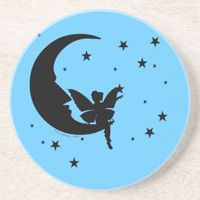 Posavasos De Arenisca Llegar a la montaña rusa de las estrellas (Frente)