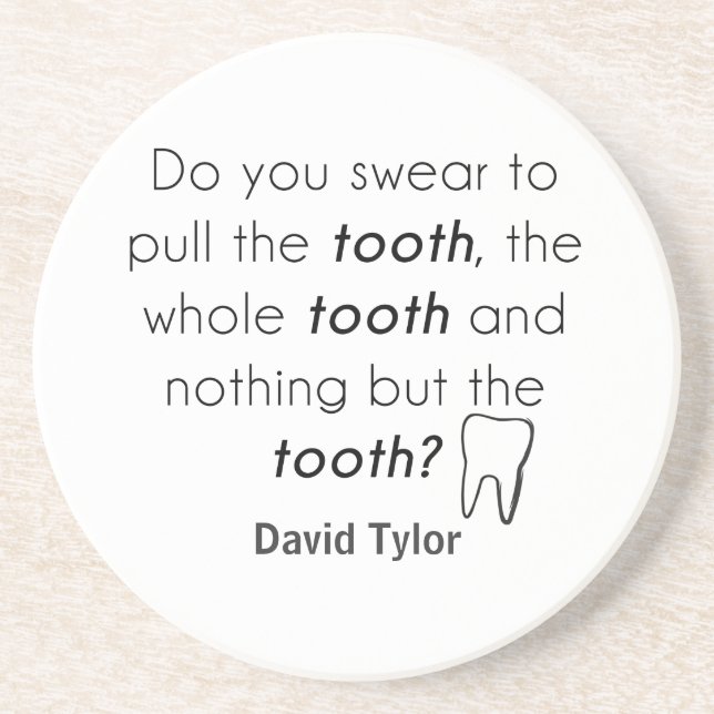 Posavasos De Arenisca ¿Lo juras? (Frente)