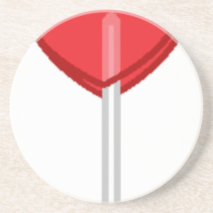 Posavasos De Arenisca lollismo de corazón rojo