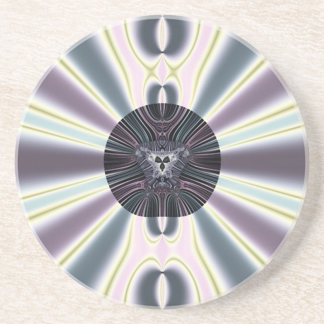 Posavasos De Arenisca Luces de diamante (Frente)