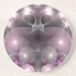Posavasos De Arenisca Luces rosadas y de lavanda