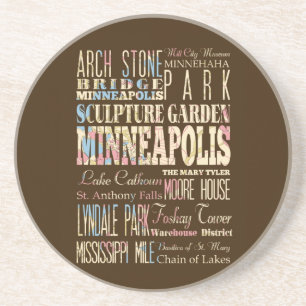 Posavasos De Arenisca Lugares famosos de Minneapolis, Minnesota