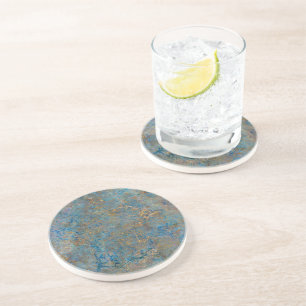 Posavasos De Arenisca Lujo Lapis Lazuli Marble