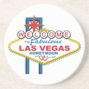 Posavasos De Arenisca Luna de miel de Las Vegas
