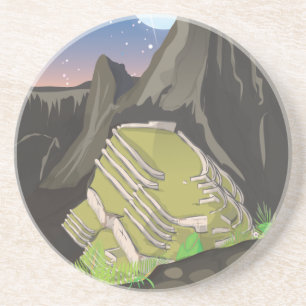 Posavasos De Arenisca Machu Picchu