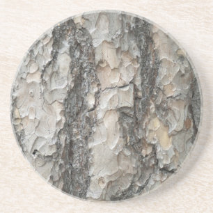 Posavasos De Arenisca Madera de pino de corteza