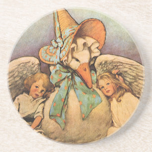 Posavasos De Arenisca Madre cosecha Hijos de oca Jessie Willcox Smith