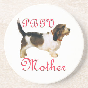 Posavasos De Arenisca Madre del Petit Basset Griffon Vendeen