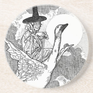 Posavasos De Arenisca Madre victoriana vintage, ganada por Charles Robin